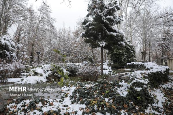 پیشبینی بارش برف پاییزی در تهران از نیمه دوم آبان