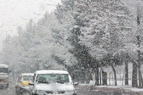 بارش باران و برف در 19 استان کشور طی روز جاری