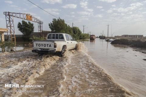 اخطار وقوع سیلاب در استان های جنوبی كشور
