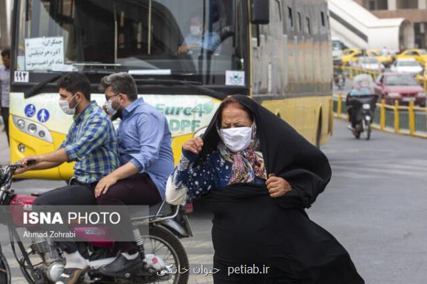 وزش باد در تهران
