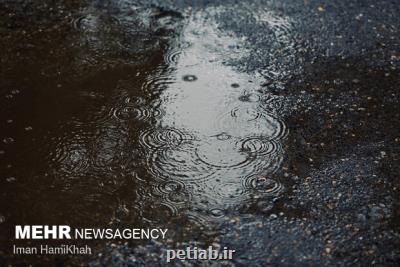 بارش باران در نوار شمالی کشور