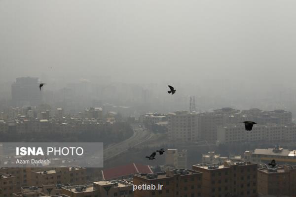 وضعیت آلودگی هوا در پنج کلانشهر کشور