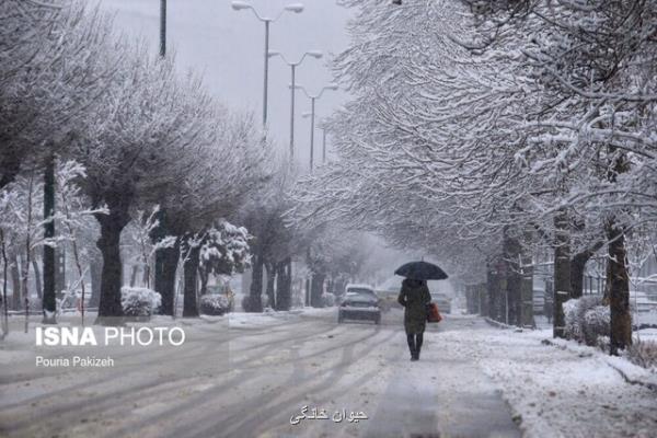 برف و باران در غالب مناطق کشور