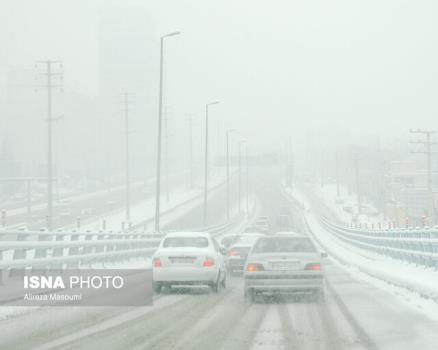 بارش برف و باران تا روز دوشنبه در تهران