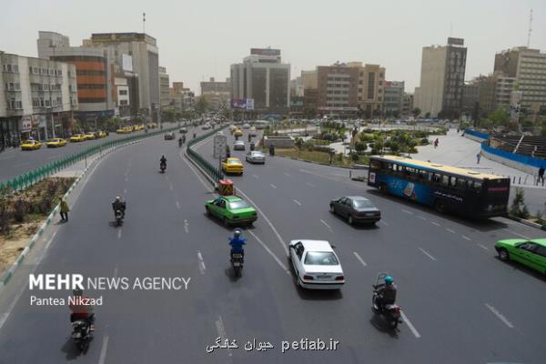 اعلام شاخص آلودگی هوای پایتخت