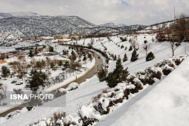 برف و باران در نقاط مختلف کشور