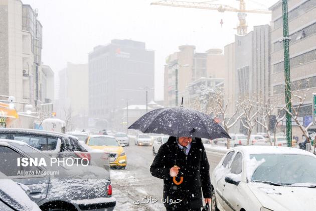 بارش برف و باران در تهران از امشب تا بامداد جمعه