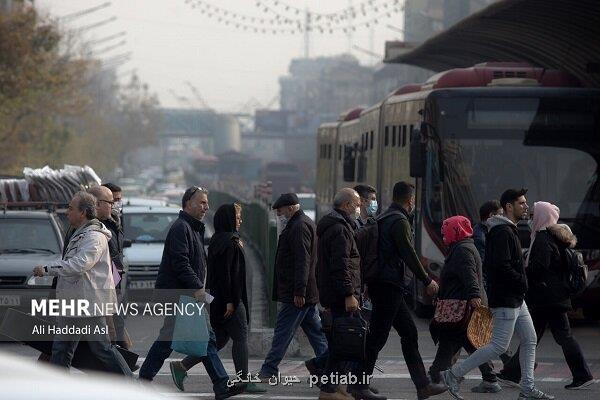 دمای هوای تهران کاهش می یابد