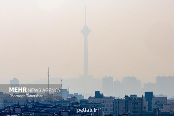 وضعیت هوای تهران نارنجی و هوا بازهم آلوده است