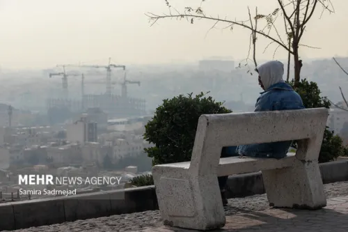 هوای تهران در وضعیت نارنجی و آلوده است