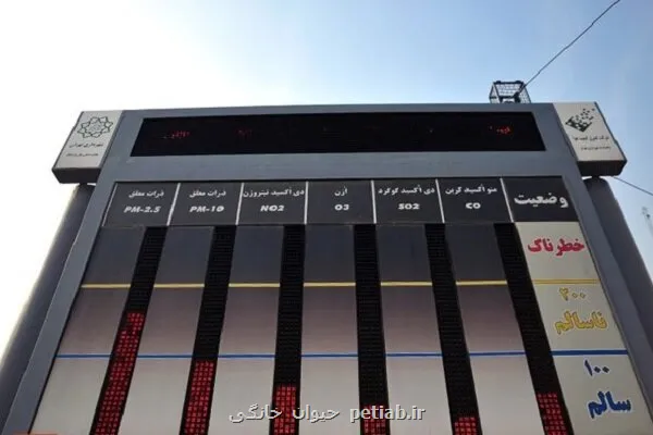 هوای تهران ناسالم می باشد