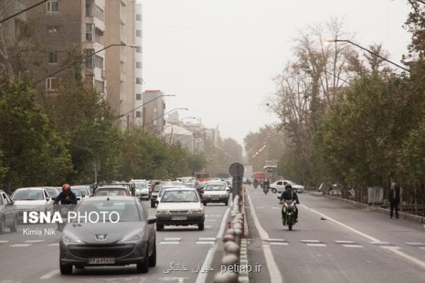 كاهش كیفیت هوای تهران