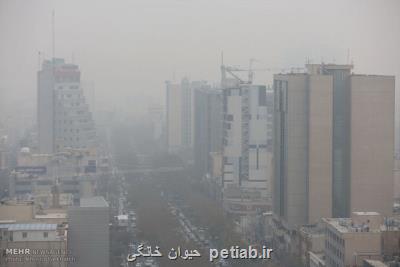 یك هفته هوای آلوده در تهران