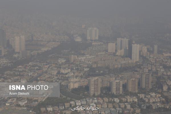 تداوم حاكمیت هوای نامطلوب در تهران