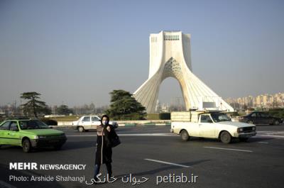 هوای تهران در 24 ساعت گذشته قابل قبول بود