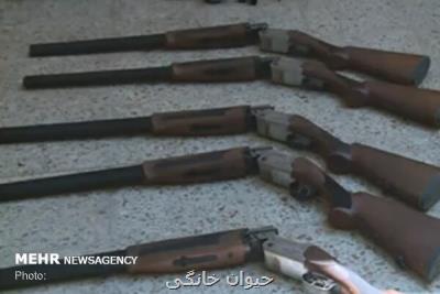 كشف و ضبط 39 اسلحه شكاری در دیماه