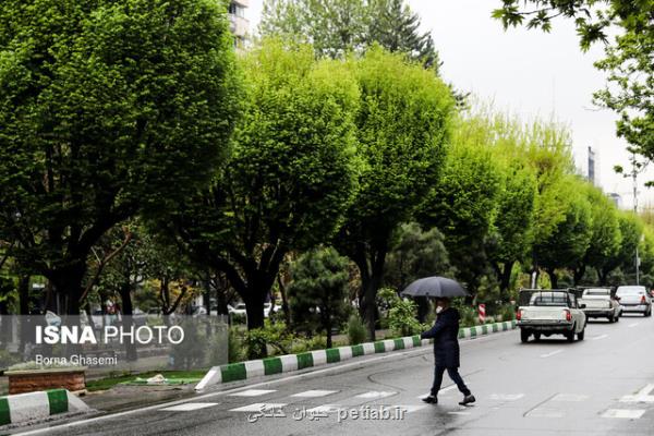 اخطار هواشناسی نسبت به بارندگی و كاهش دما در شمال كشور