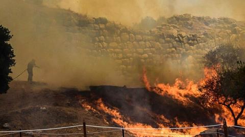 وقوع آتش سوزی های جنگلی در مناطقی از اروپا