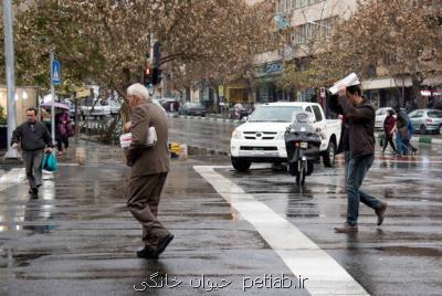 كاهش دما از امروز تا اوائل هفته آینده در شمال غربی و شرقی كشور