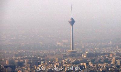 هوای پایتخت ناسالم برای گروه های حساس است