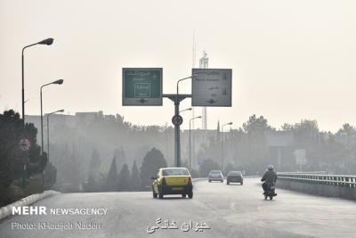 فاكتورهای هوا در 10 ایستگاه كلان شهر اصفهان بر مدار قرمز آلودگی